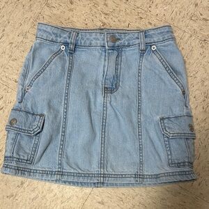 Cat & Jack Light Blue Denim Skirt size 8